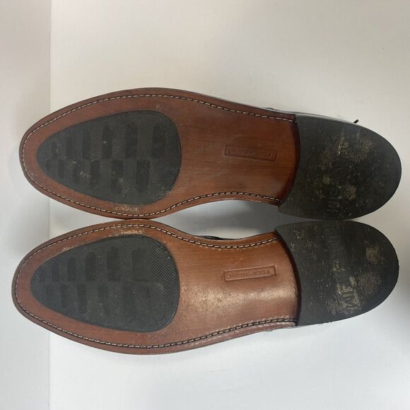 FLORSHEIM Black Lexington Oxford Wingtip Dress Shoe Men's Size 10 1/2 D 76403 - Picture 6 of 12